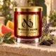MAISON NOOR Oakmoss and Amber candle with orange, grapefruit, sage, lavender, tonka beans and oakmoss on warm limestone.